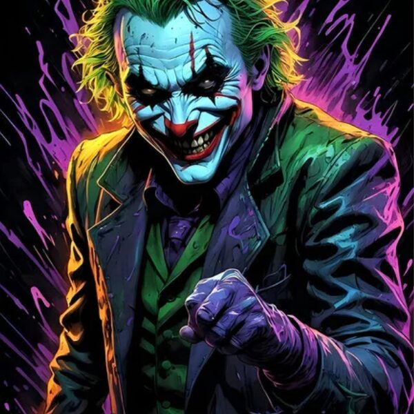 Laughing Joker label