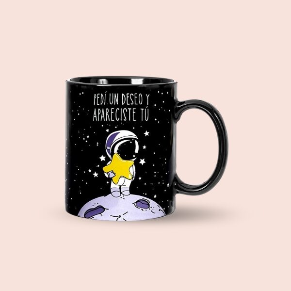 Printed Tea Mug Black Edition