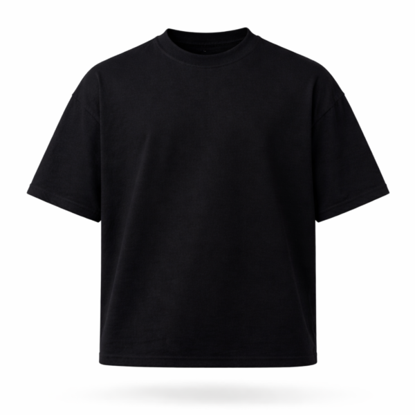 Black Solid Oversized  T-Shirt || Unisex