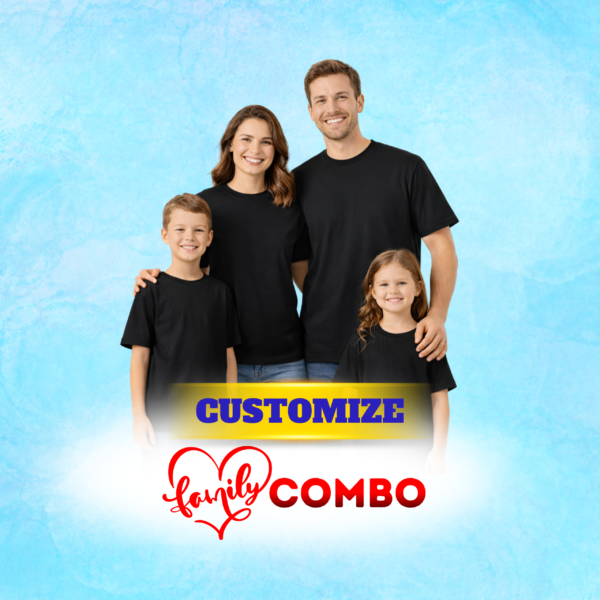 Custom Print Family combo  Tshirt