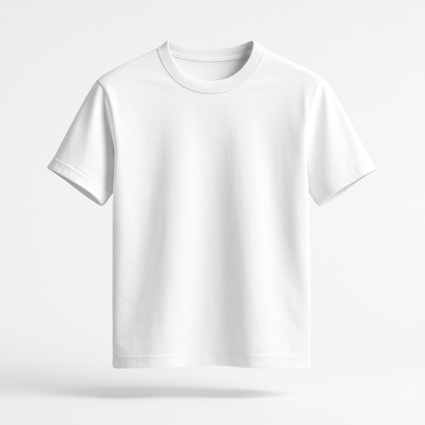 White Solid Round Neck T-shirt || Unisex